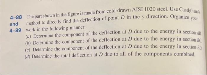 Solved Problem 4-884-88 The part shown in the figure is made | Chegg.com