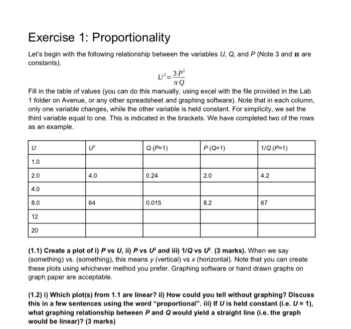 Exercise 1 Proportionality Let S Begin With The Chegg Com