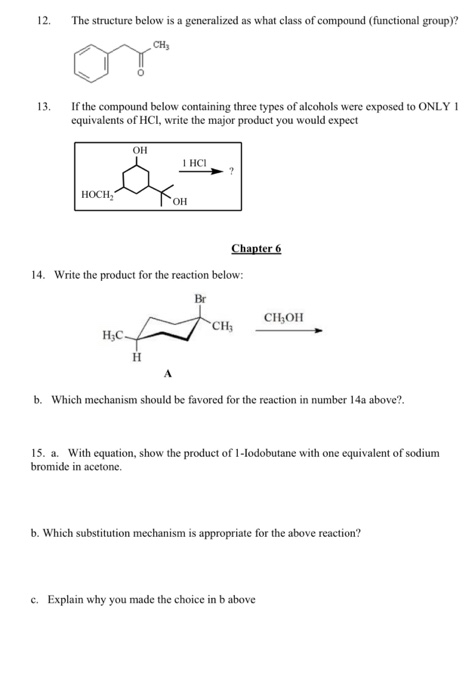 Solved 12. The structure below is a generalized as what | Chegg.com