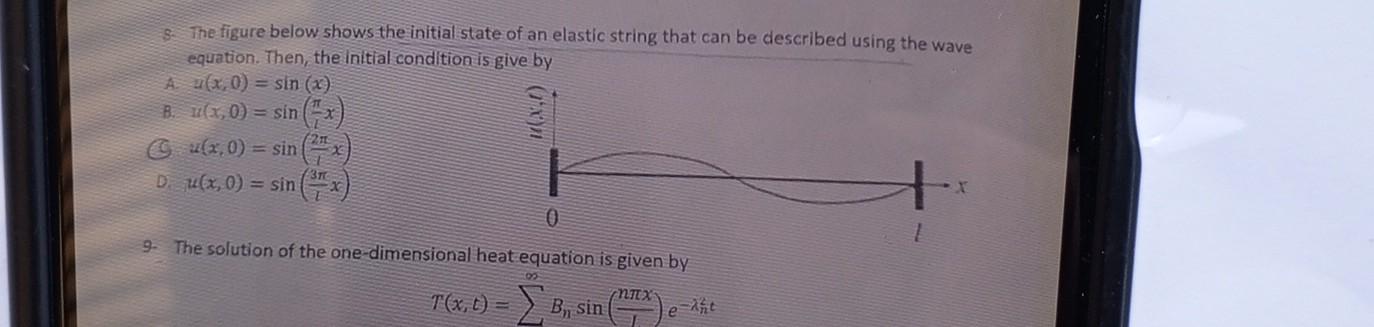 Solved 8. The figure below shows the initial state of an | Chegg.com