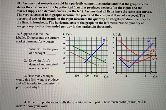 Solved II. Suppose the graph below shows the cost curves for | Chegg.com