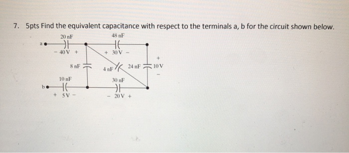 Solved 5. 6pts Find the Thevenin equivalent circuit with | Chegg.com