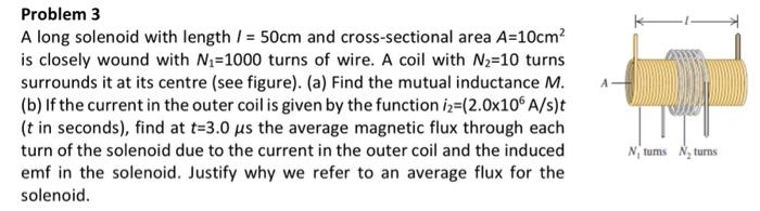 Solved в Problem 1 The figure shows a cross section of an | Chegg.com