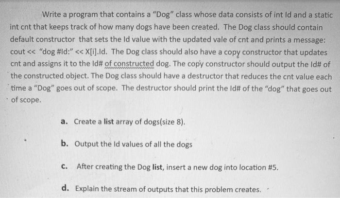 Solved Write a program that contains a 