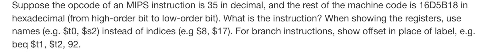 solved-suppose-the-opcode-of-an-mips-instruction-is-35-in-chegg