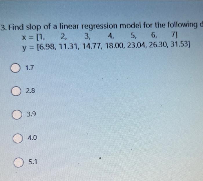 Solved using Math lab. find the y intercept of a linear | Chegg.com