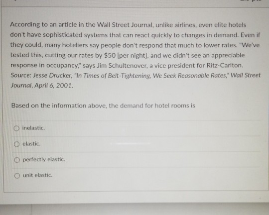 Solved According to an article in the Wall Street Journal, | Chegg.com