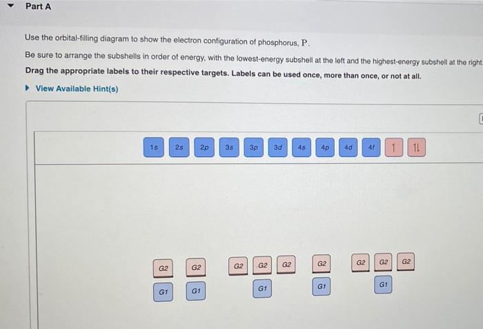 40 Use The Orbital Filling Diagram To Show The Electron Configuration Of Phosphorus P Wiring