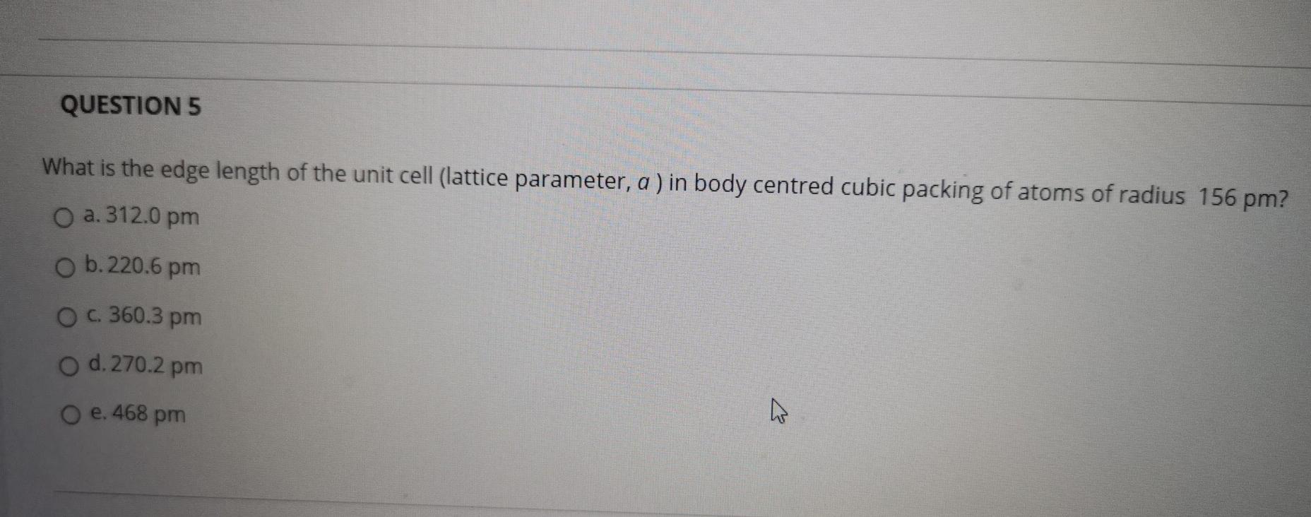 Solved QUESTION 1 How many atoms are there per unit cell in | Chegg.com