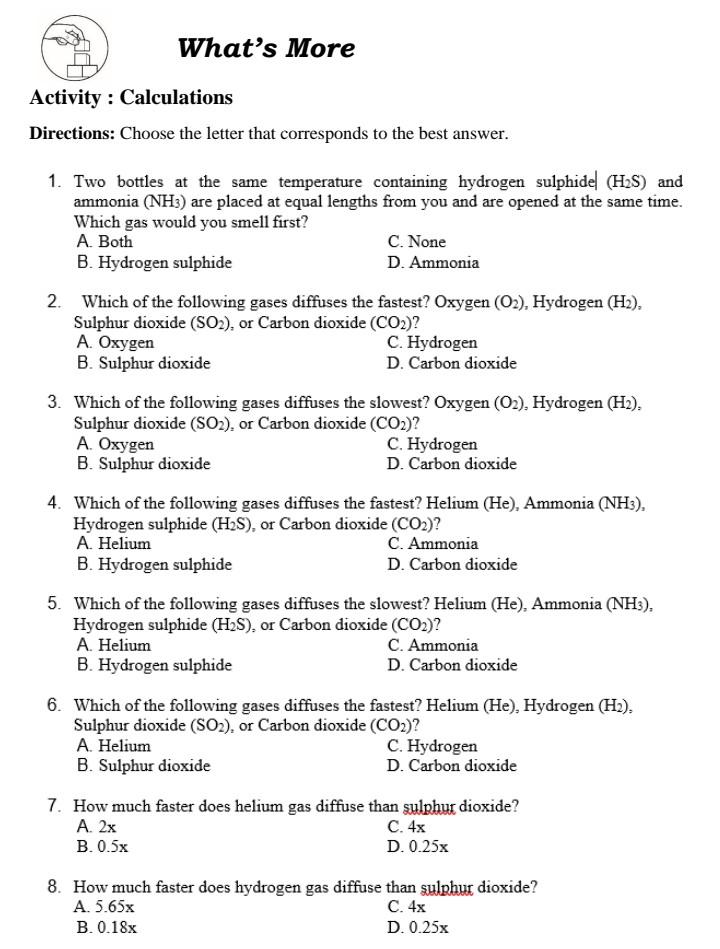 Solved Activity 2 Directions: Choose The Letter That | Chegg.com