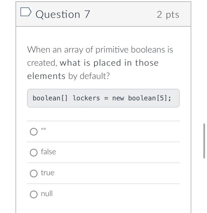 Solved Which of the following is required when working with