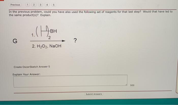 Solved Predict and draw the structures of compounds F and G. | Chegg.com