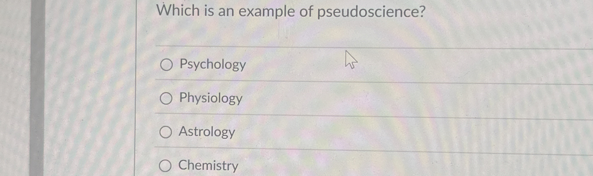 Solved Which is an example of