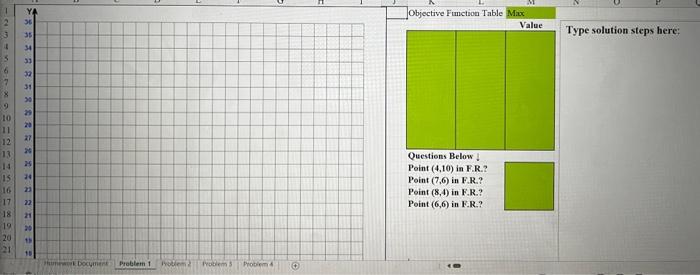 Solved Problem 1: Solve the optimization problem, using the | Chegg.com