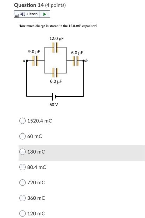 Solved Question 12 (4 points) Listen A battery is connected | Chegg.com