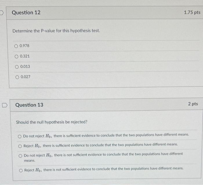 Solved Use the following set of data for the next four | Chegg.com