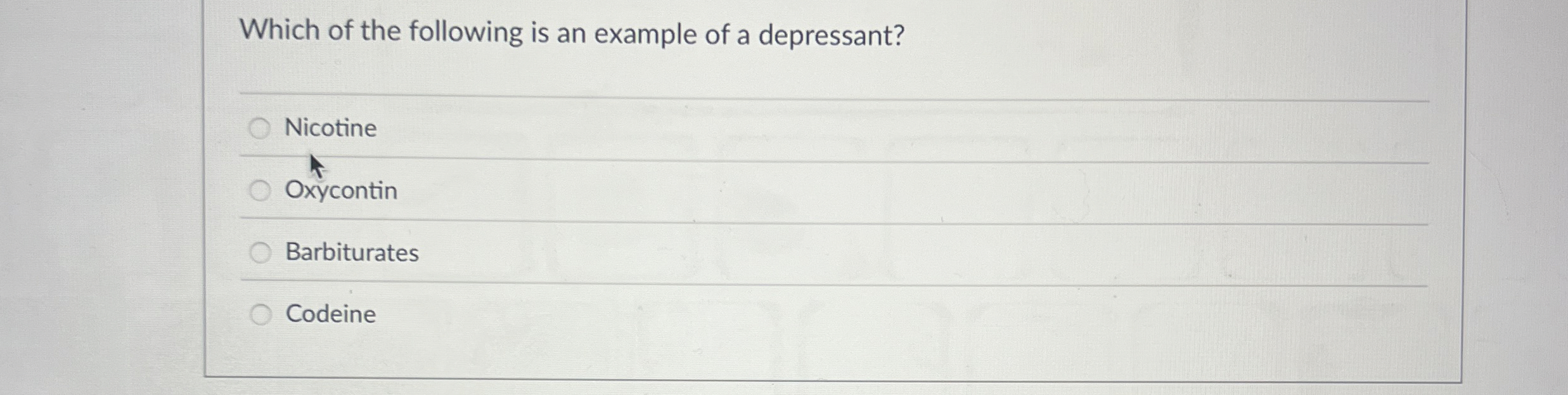 Solved Which of the following is an example of a