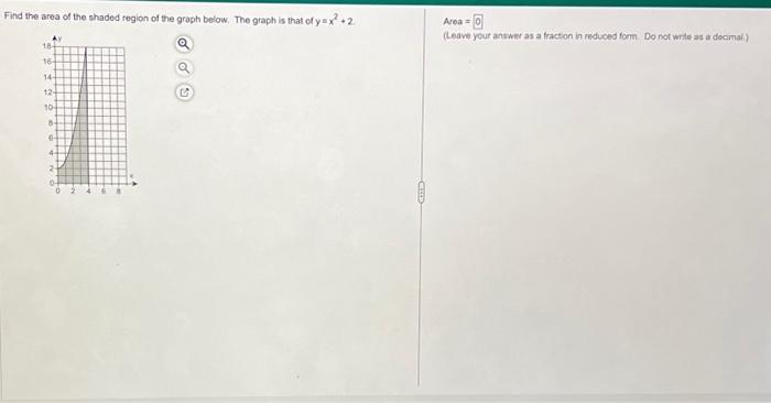 how to find the area of a shaded region on a graph