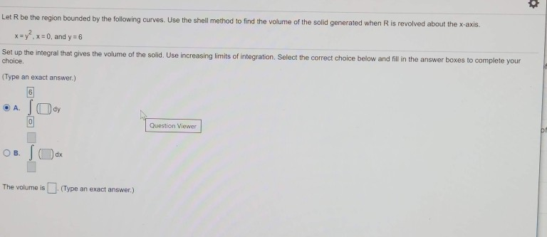 Solved . Let R be the region bounded by the following | Chegg.com