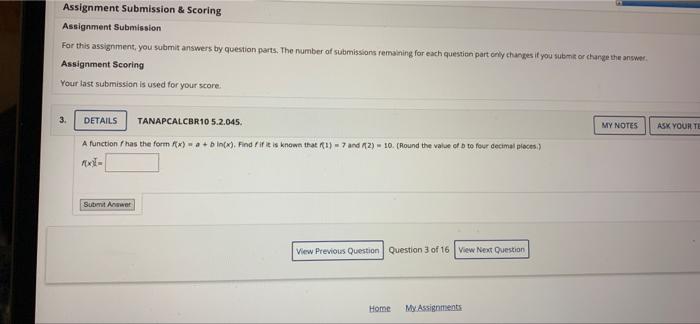 Solved Assignment Submission & Scoring Assignment Submission | Chegg.com