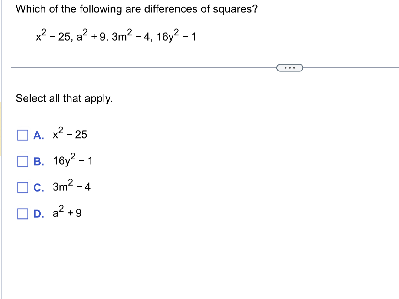 Solved Which of the following are differences of