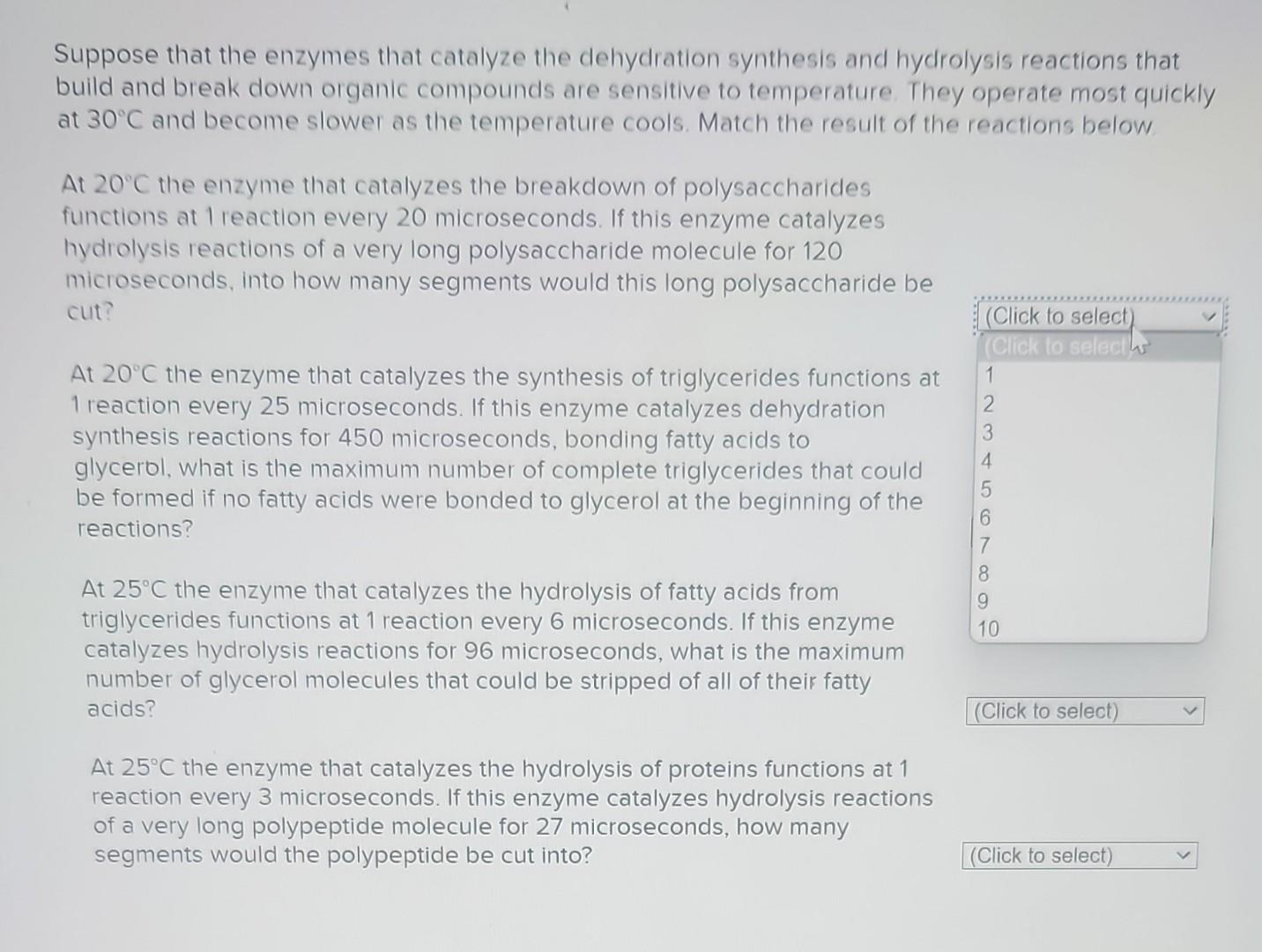 Solved Suppose that the enzymes that catalyze the | Chegg.com