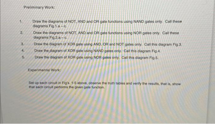 1. Draw the diagrams of NOT, AND and OR gate | Chegg.com