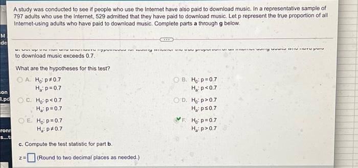 Solved A study was conducted to see if people who use the | Chegg.com