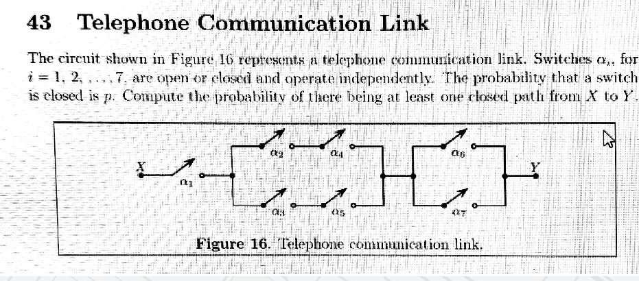 Solved 43 Telephone Communication Link The circuit shown in | Chegg.com