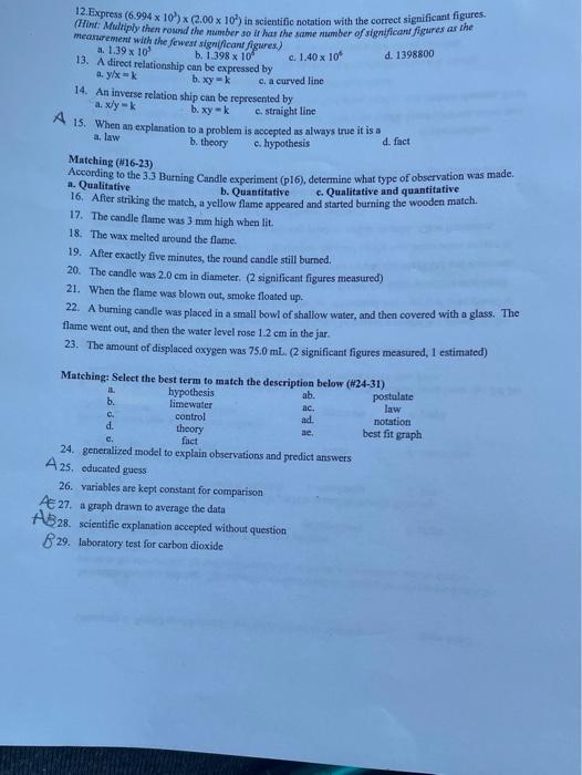 Solved Multiple Choice Identify the letter of the choice | Chegg.com