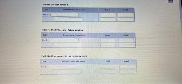 Solved Review the transactions and determine the accounts, | Chegg.com
