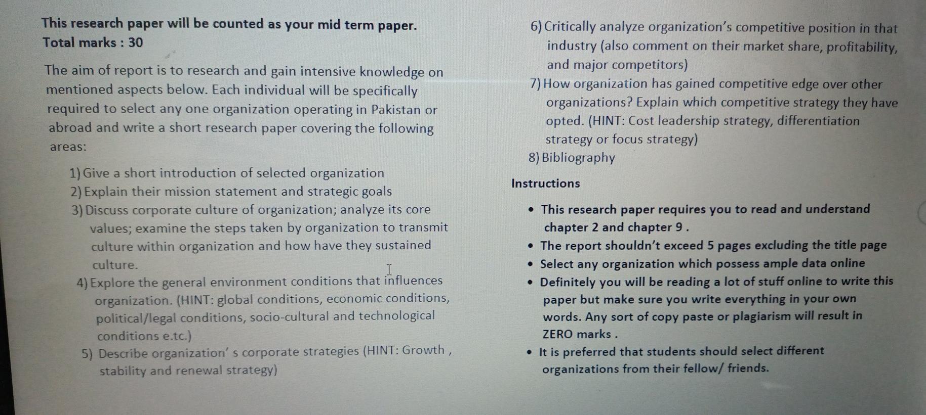 aim of research paper