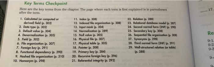 Solved Match each of the key terms with a definition that | Chegg.com