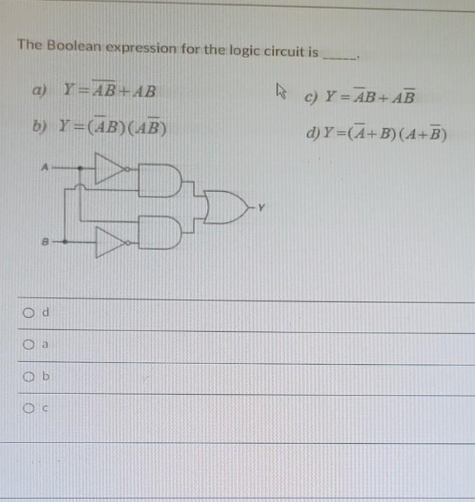 Solved Question 39 1 pts Which logic circuit of Figure 4-8 | Chegg.com