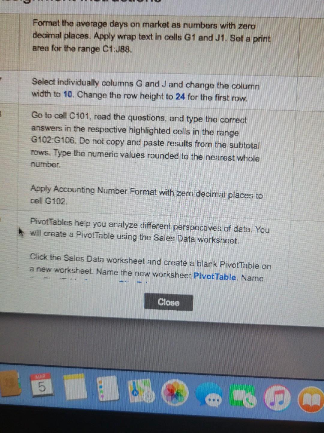 Instructions Start Excel Download And Open The File Chegg
