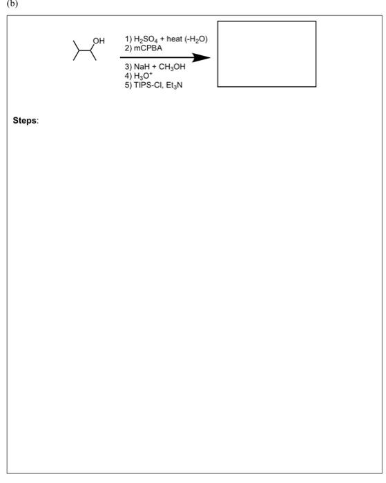 Solved 5) Complete the synthetic scheme for the following | Chegg.com