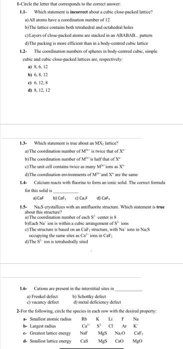 [Solved]: Solve All Question Plz 1-Circle The Letter T