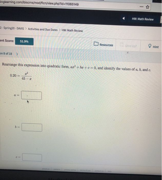 Solved Glearning.com/ibiscms/mod/flcn/view.php?id=11065149 | Chegg.com