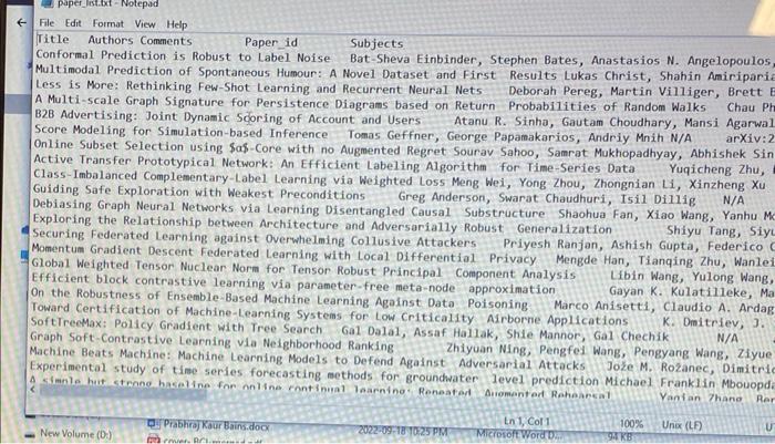 Title Authors Comments Paper_id Subjects
Conformal Prediction is Robust to Label Noise Bat-Sheva Einbinder, Stephen Bates, An