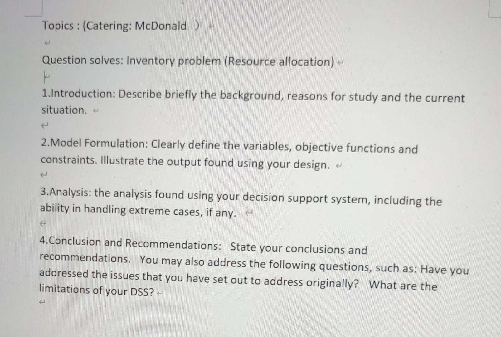 Solved Question solves: Inventory problem (Resource | Chegg.com