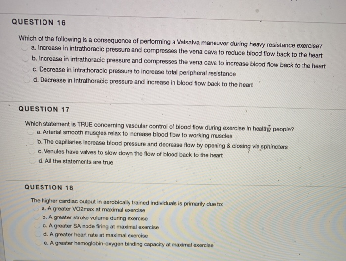 Solved QUESTION 16 Which of the following is a consequence | Chegg.com