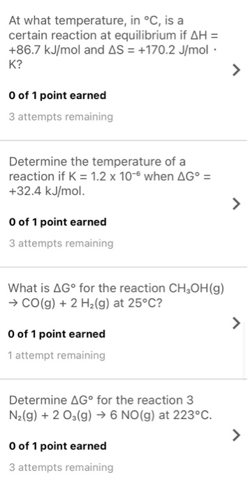 Solved At What Temperature In C Is A Certain Reaction Chegg Com