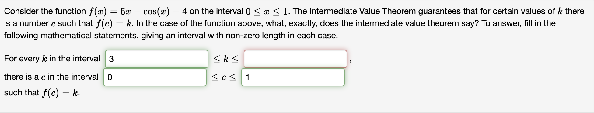 Solved Consider The Function F X 5x Cos X 4 ﻿on The