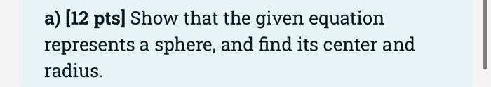Solved Question 2 [20 pts] Given the equation | Chegg.com