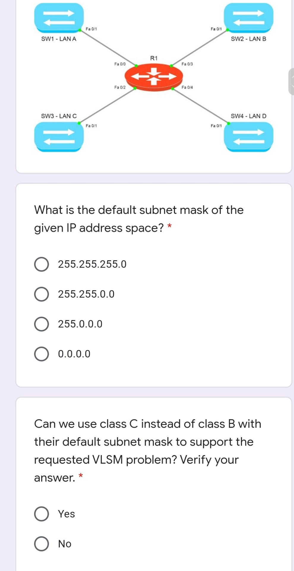 Solved Consider the below network topology where we need to | Chegg.com