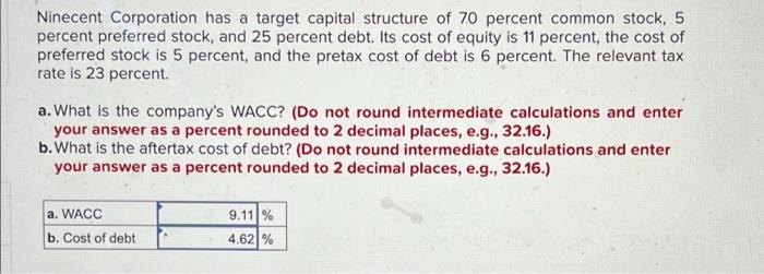 solved-ninecent-corporation-has-a-target-capital-structure-chegg