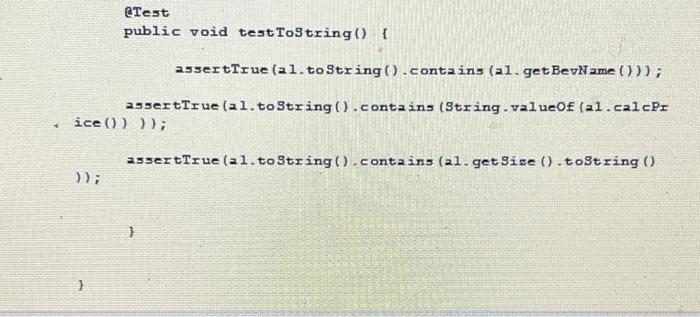 Solved import static org.junit. Assert.*; import org.junit. | Chegg.com