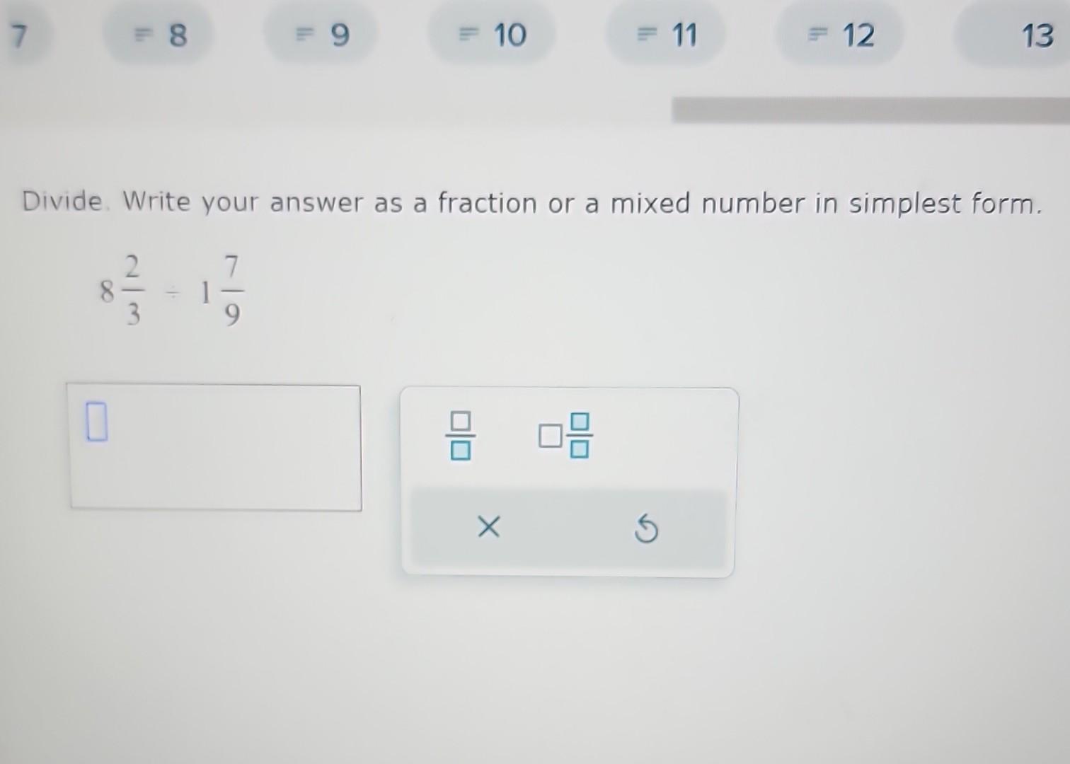 Solved Divide. Write your answer as a fraction or a mixed