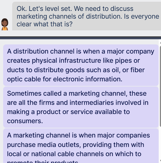 Solved Ok. ﻿Let's level set. We need to discuss marketing | Chegg.com