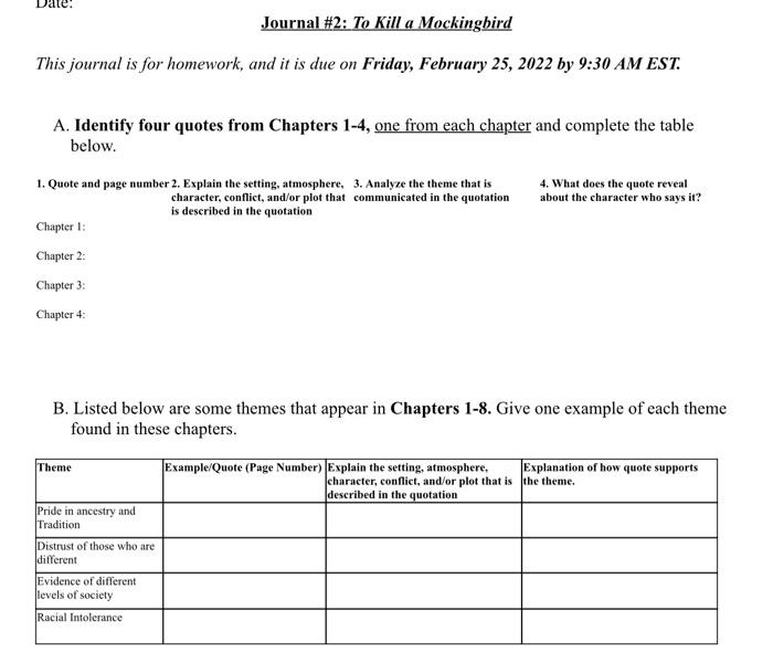 examples of theme in to kill a mockingbird